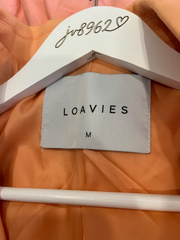 Loavies lehké elegantní sako v broskvové — fotka 5