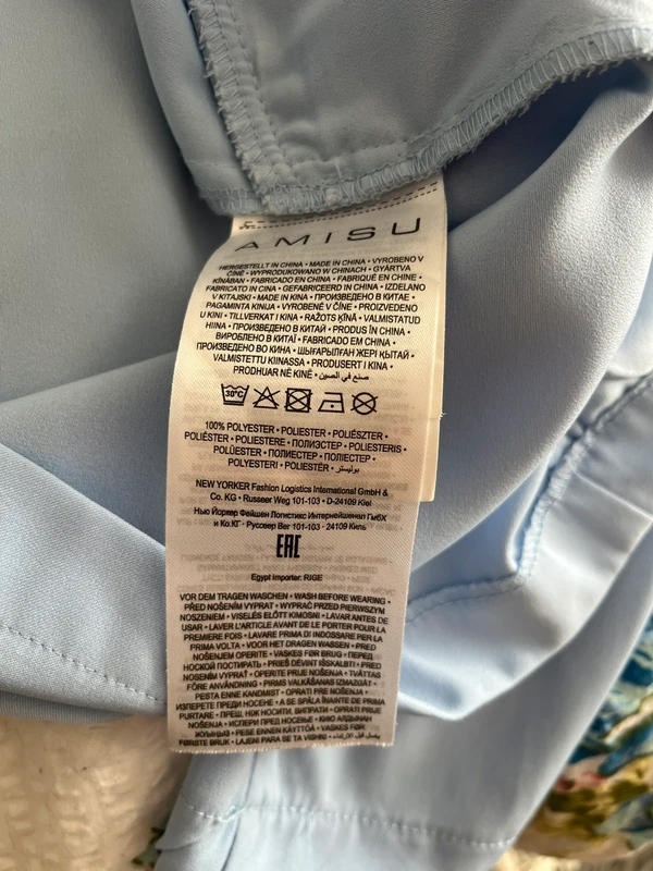 Amisu blazer světle modrý — fotka 5