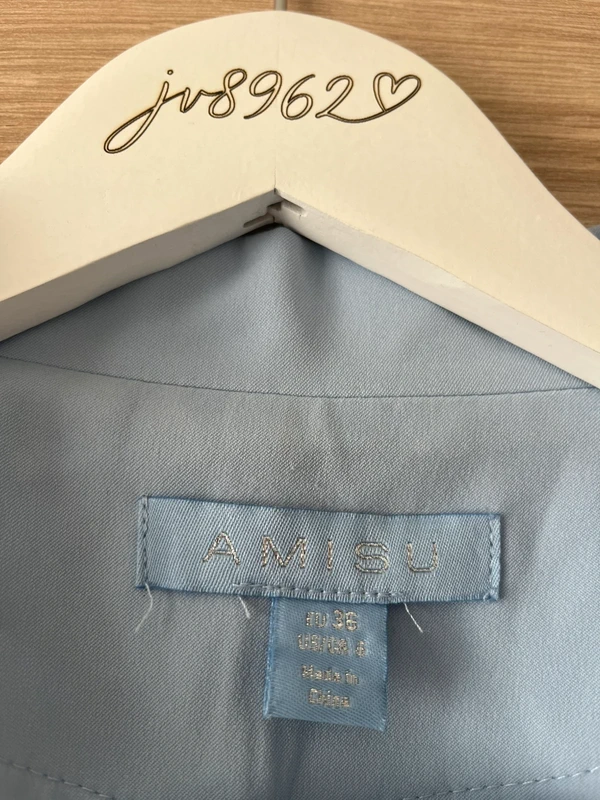 Amisu blazer světle modrý — fotka 4