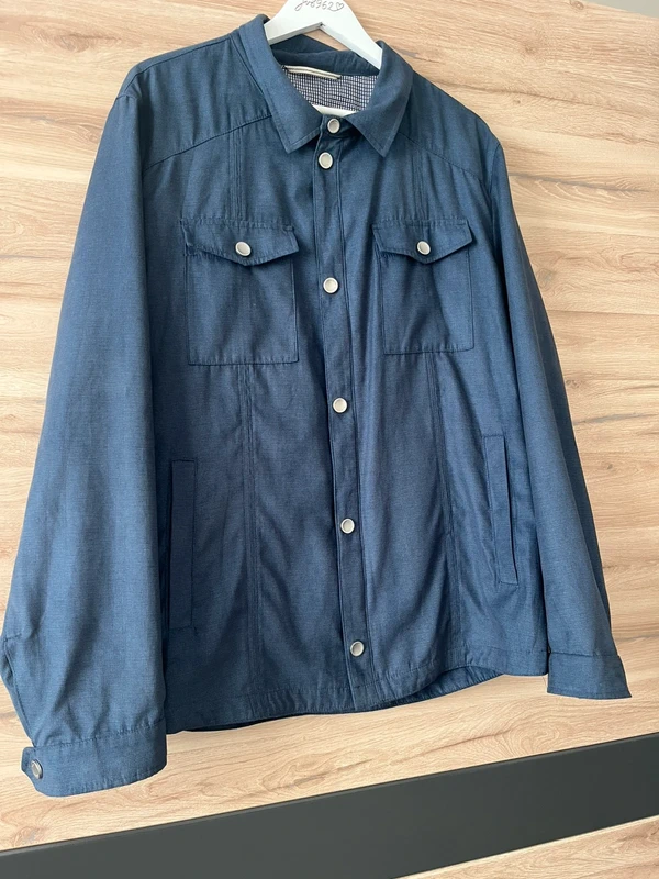 Pánská košilová bunda Bugatti v tmavě modré — fotka 2