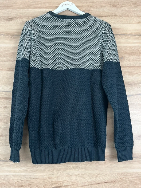 Clockhouse svetr v kombinaci tmavě modré a bílé — fotka 3