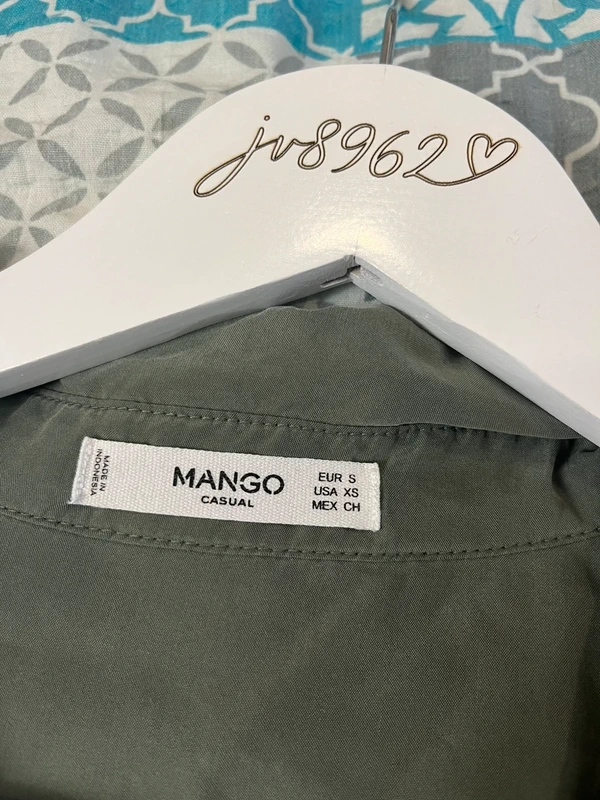 MANGO košilové šaty — fotka 4