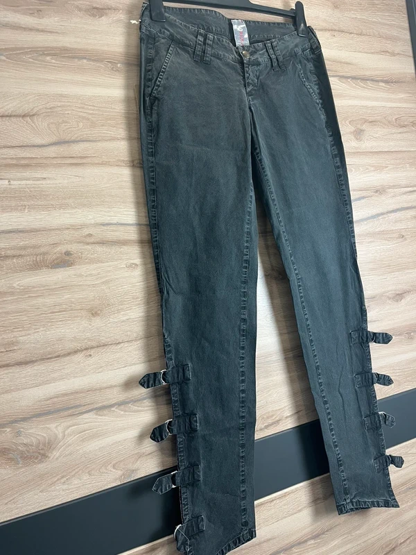 Replay stylové kalhoty s přezkami — fotka 2