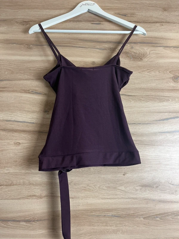 INC International Concepts fialový top s řasením — fotka 2