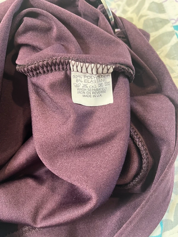 INC International Concepts fialový top s řasením — fotka 4