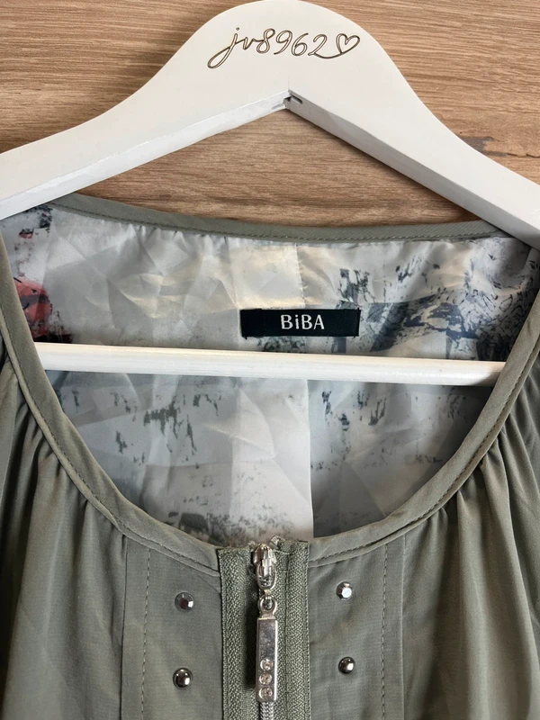 Biba bunda s cvočky khaki — fotka 5