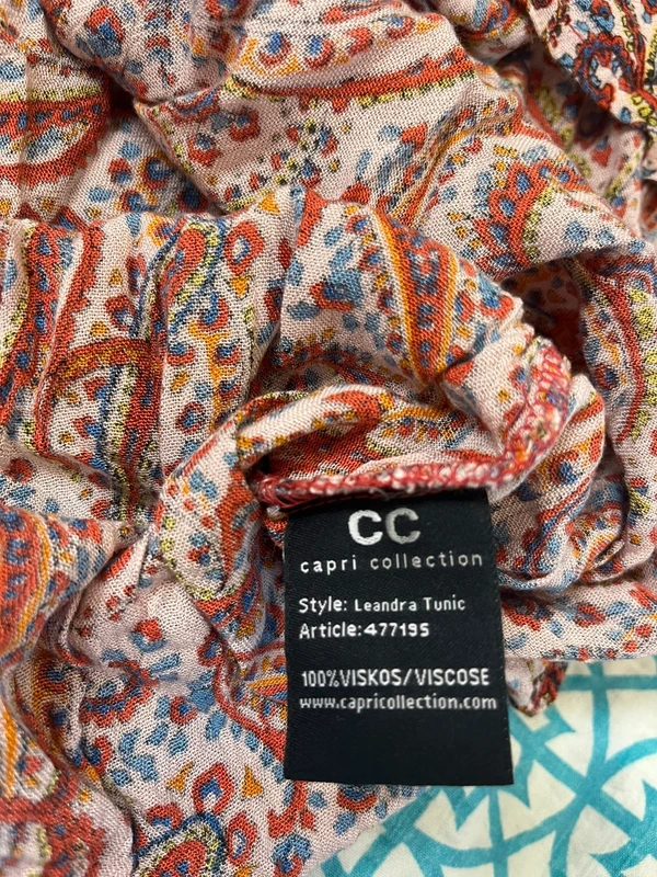 Capri Collection vzorovaná tunika — fotka 5
