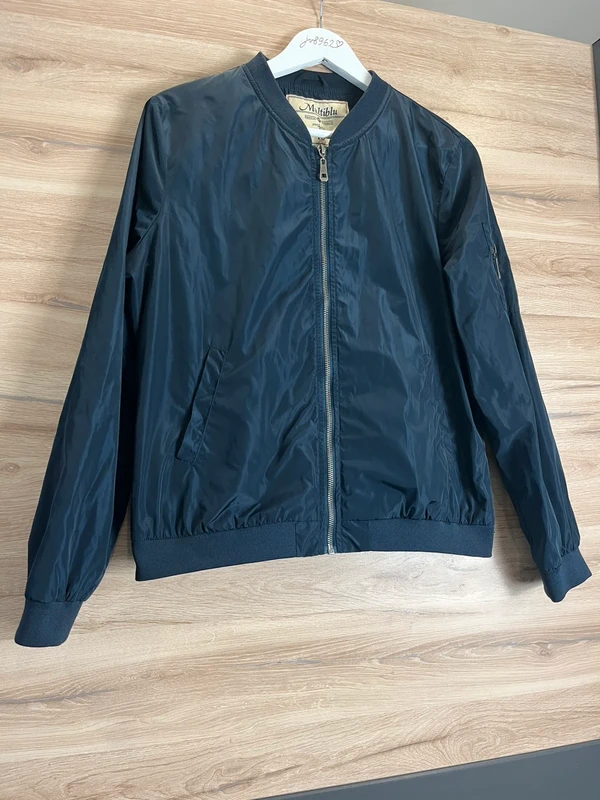 Multiblu by Fritz– lehká bomber bunda (tmavě modrá) — detail