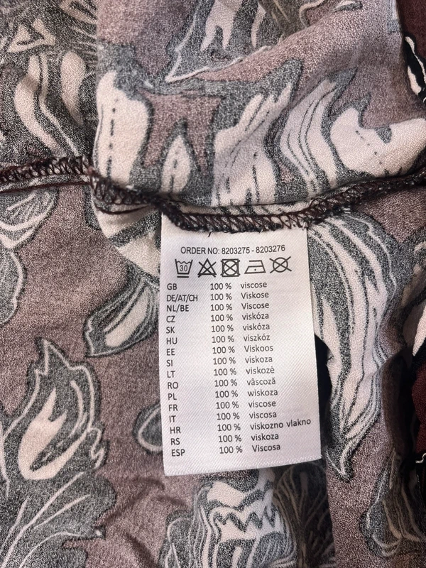 Page One – dlouhé vzorované šaty (hnědo-bílé) — fotka 5