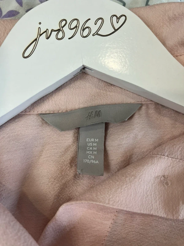 H&M – lehká košile (světle růžová) — fotka 5