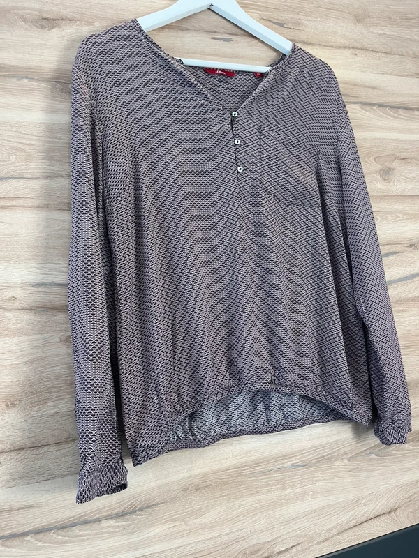 Lehká halenka s dlouhým rukávem — fotka 2