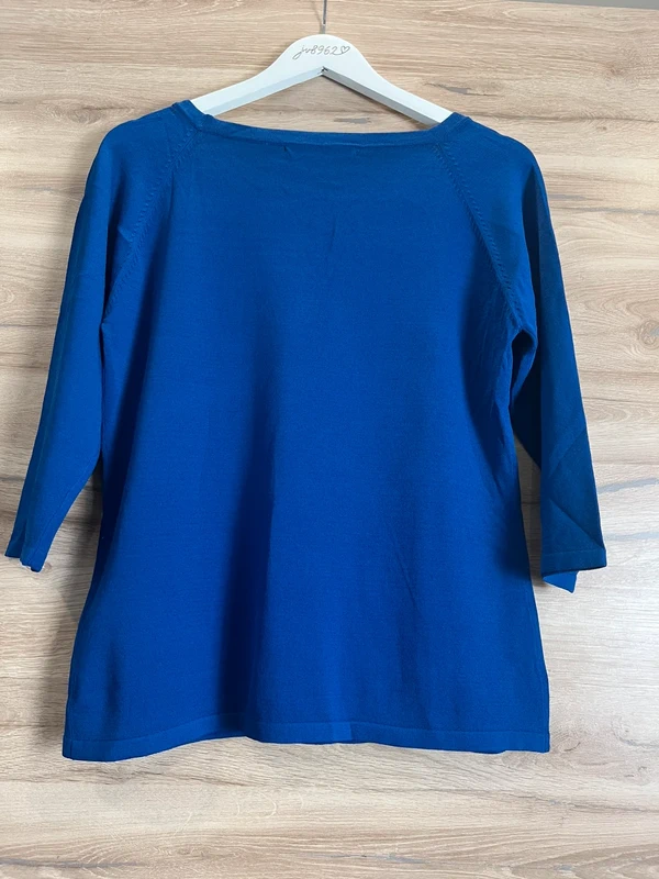 Cecilia Benetti Concept – elegantní modrý top — fotka 4