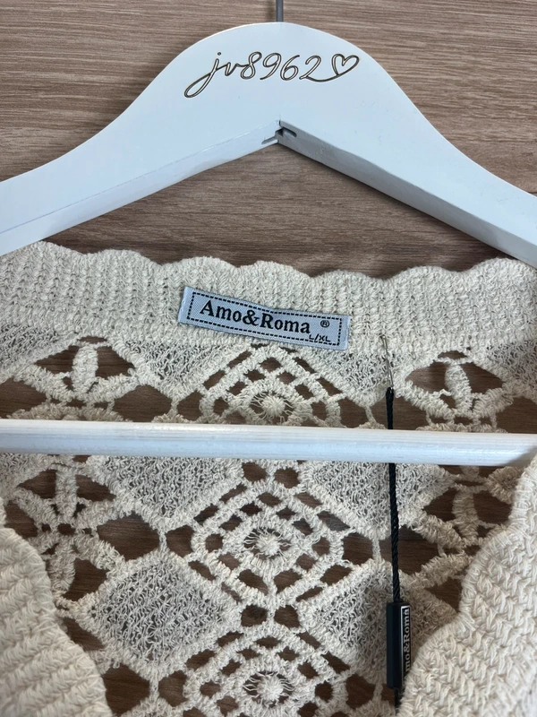 Háčkovaný cardigan Amo & Roma — fotka 4