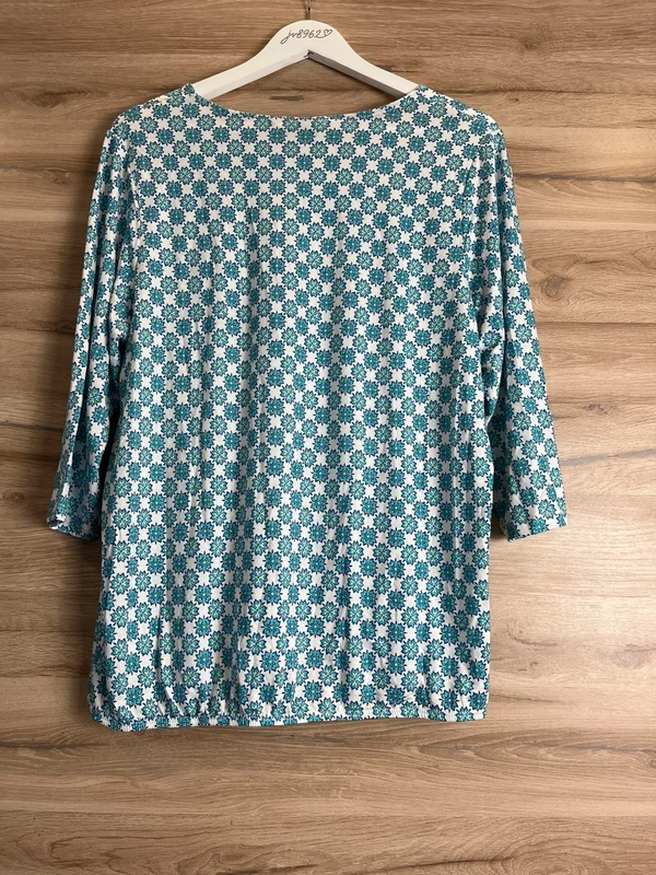 Tchibo vzdušný top s květinovým vzorem — fotka 3