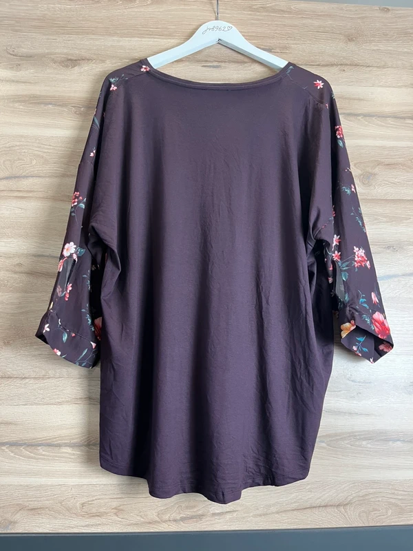 Květovaný top s dlouhým rukávem značky Bexleys Woman — fotka 4