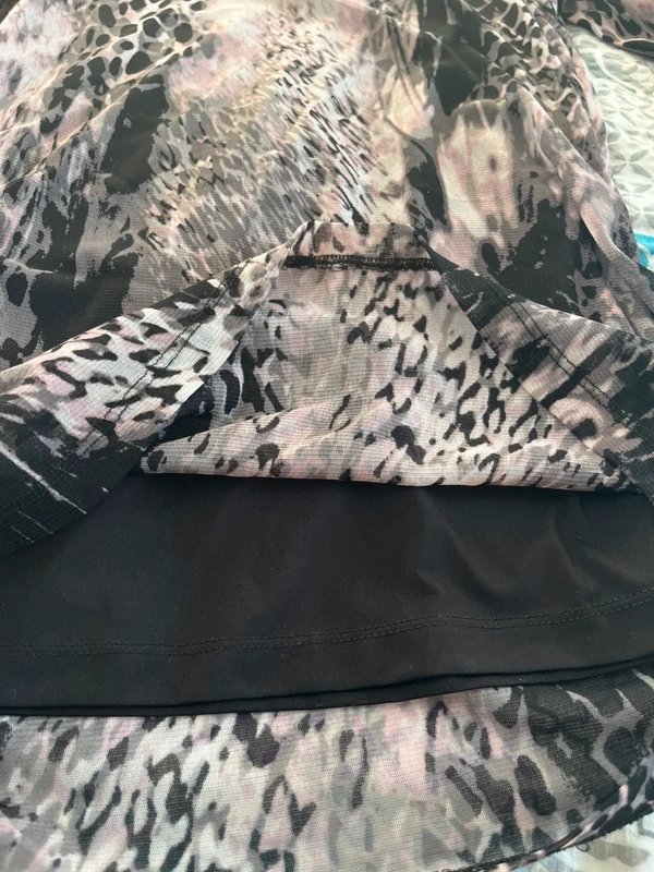 Vzorovaná halenka s 3/4 rukávem — fotka 5