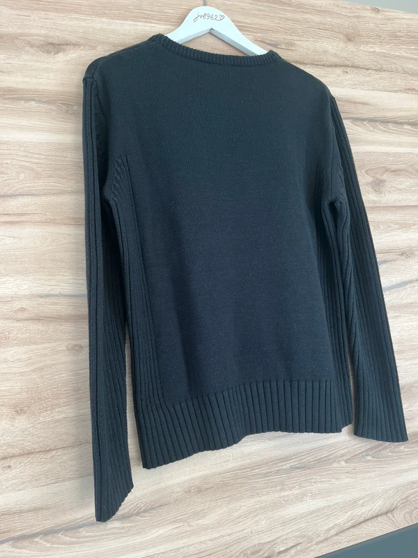 Černý pánský svetr Fishbone s výrazným nápisem — fotka 3