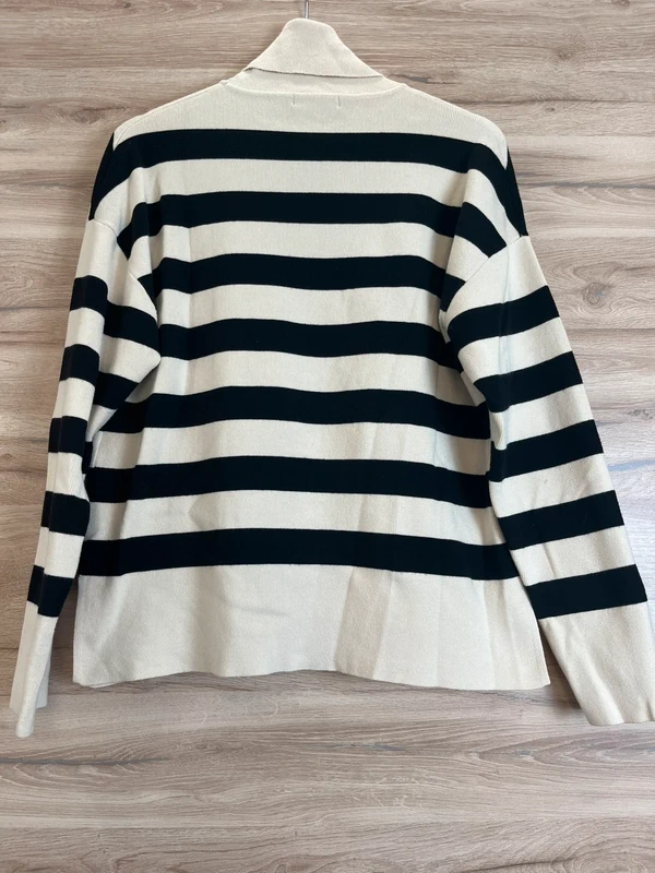 Amisu pruhovaný rolákový svetr — fotka 4