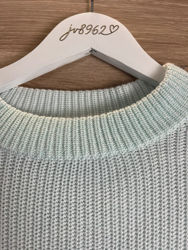 Světle mentolový svetr Estelle Jolie — fotka 3