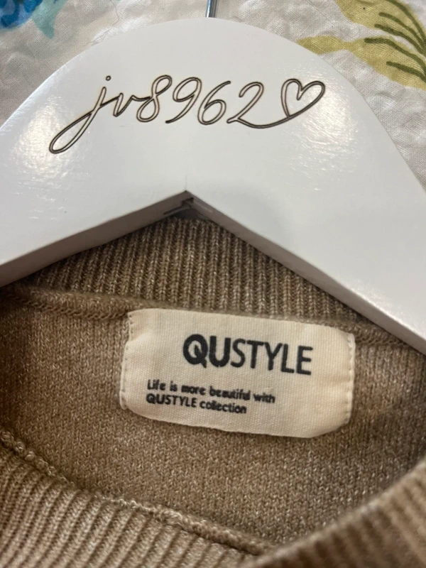 Qu Style béžový svetr — fotka 4