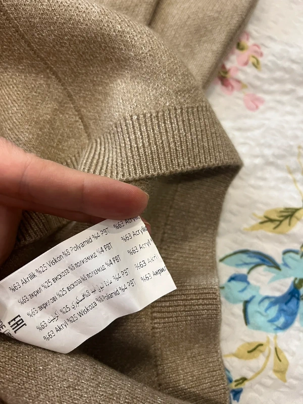 Qu Style béžový svetr — fotka 5