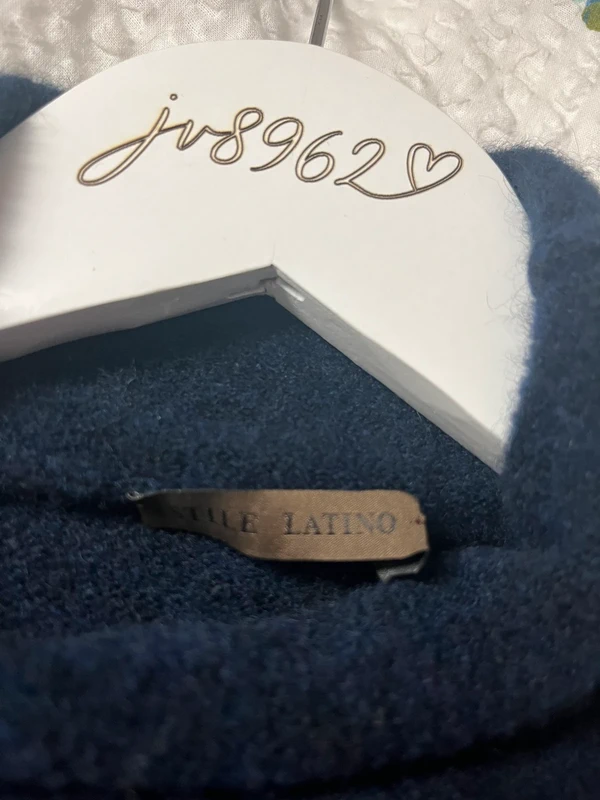 Stile Latino vlněný svetr s kašmírem — fotka 4