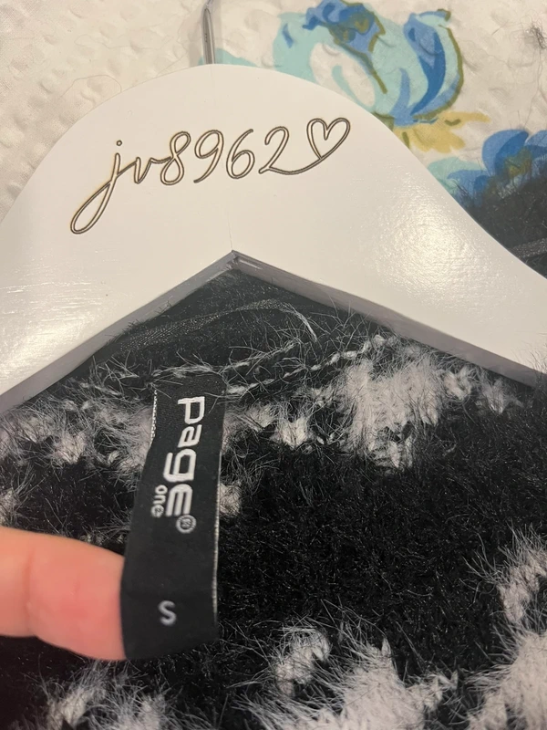 Page One chlupatý svetr s kohoutí stopou — fotka 4