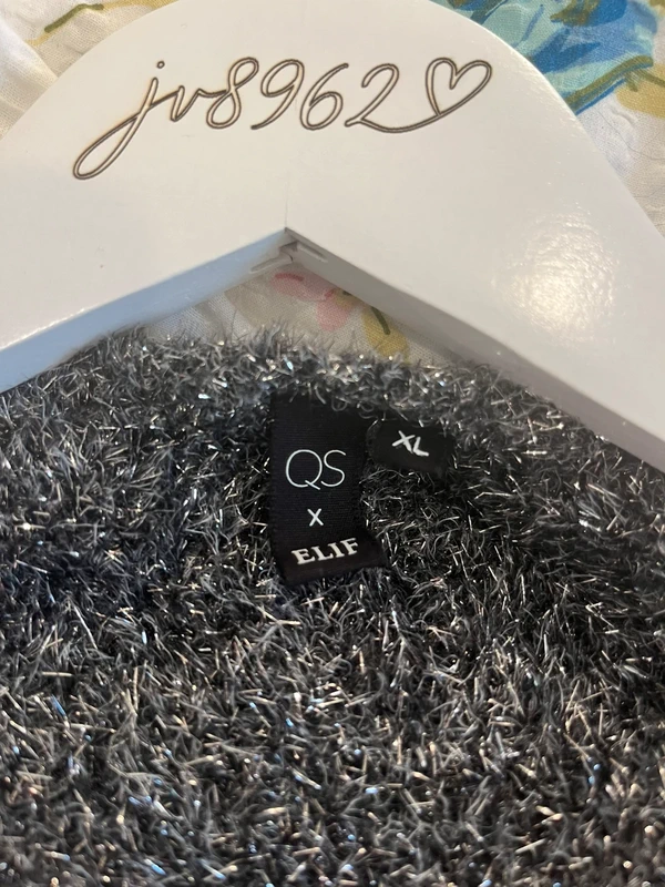 Krátký chlupatý cardigan / bolerko QS x ELIF — fotka 4