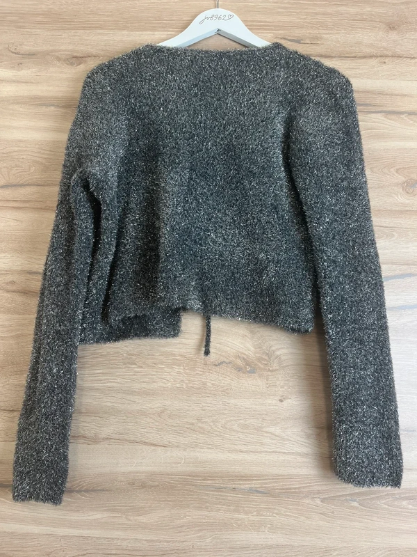 Krátký chlupatý cardigan / bolerko QS x ELIF — fotka 3