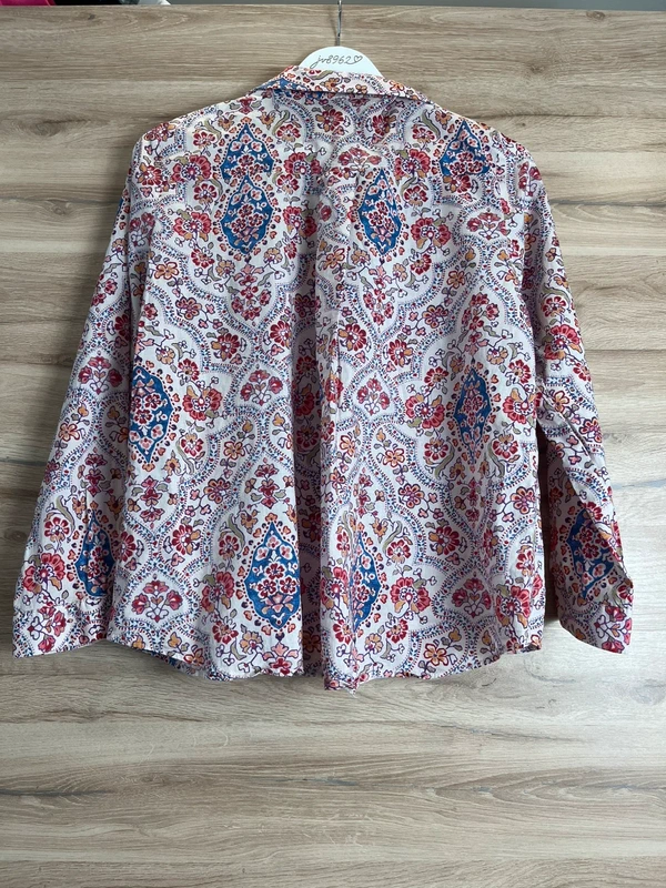 ZARA vzorovaná bavlněná košile — fotka 2