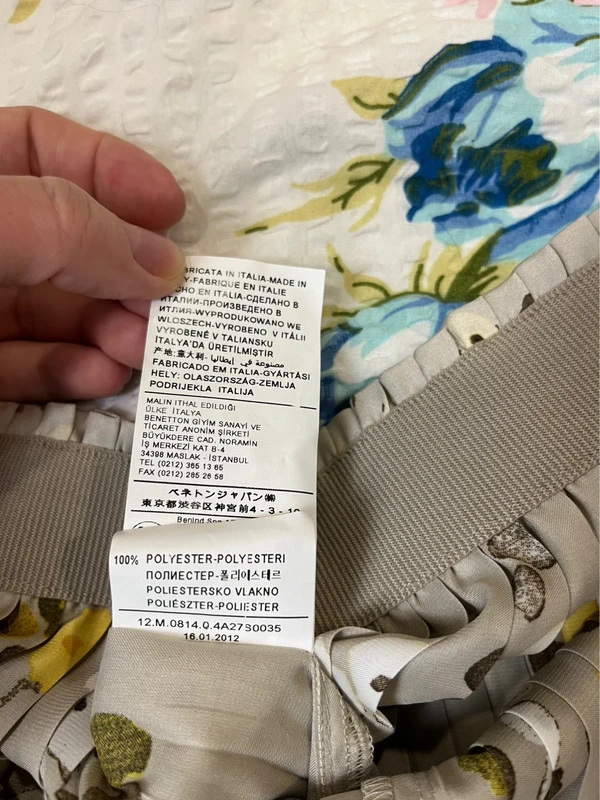 Benetton plisovaná sukně — fotka 4