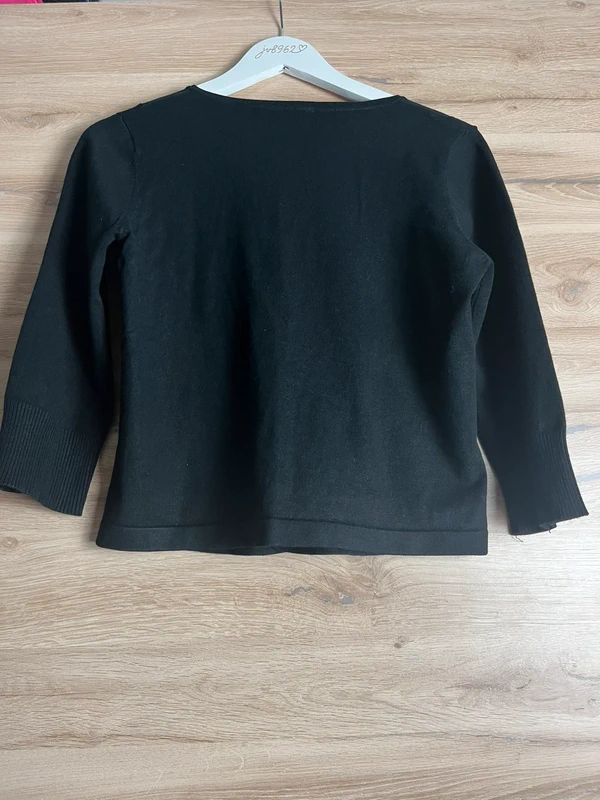 Fransa černý kardigan / svetřík — fotka 2