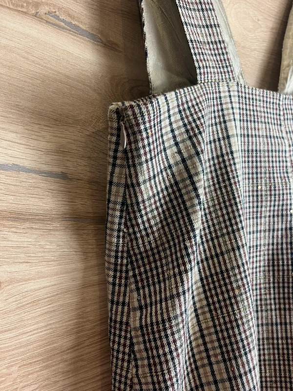 ZARA kostkovaný top / laclový top — fotka 5