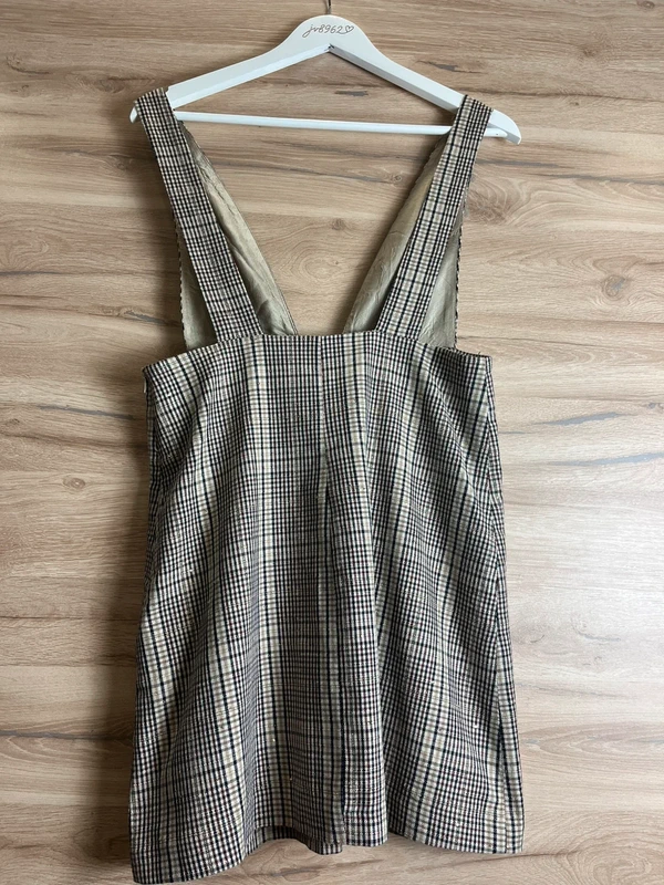 ZARA kostkovaný top / laclový top — fotka 4