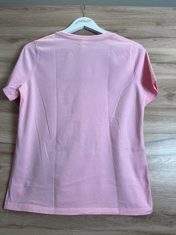 H&M tričko s květinovým potiskem v růžové — fotka 2