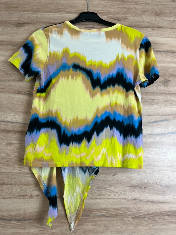 Tom Tailor bavlněné tričko s asymetrickým střihem — fotka 2