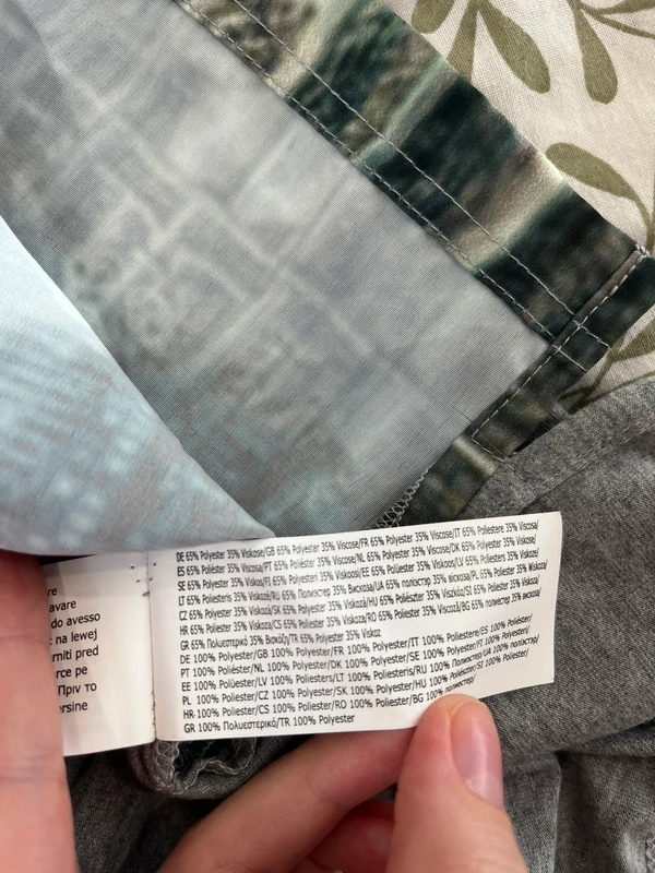 Top s potiskem šedo-tyrkysový — fotka 5