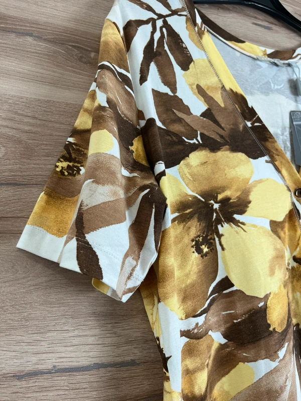 Rabe květovaná halenka v teplých tónech — fotka 2