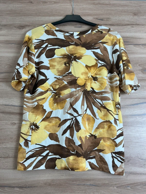 Rabe květovaná halenka v teplých tónech — fotka 4