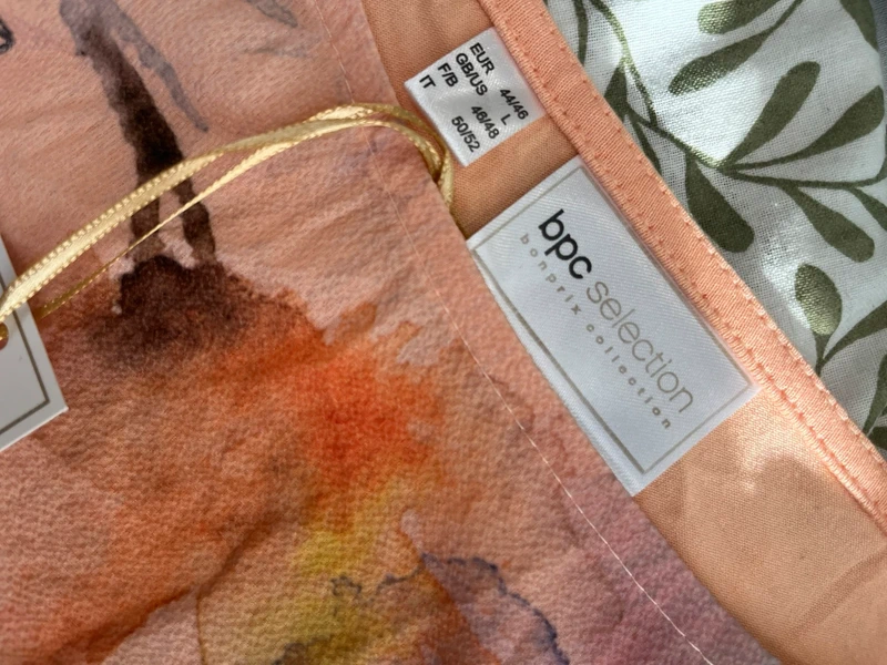 Bonprix meruňkový top s akvarelovým potiskem — fotka 5