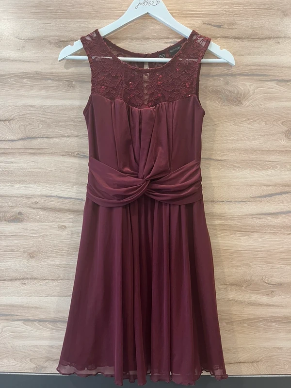 💃 Elegantní vínové společenské šaty Bodyflirt — fotka 2